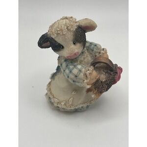 1995 Mary's Moo Moos, FLOUR GIRL (Flower), Cow Wedding Figurine #512MM200